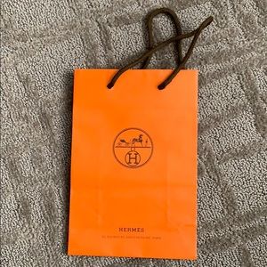 Authentic Hermès 9” x 6” Bag.